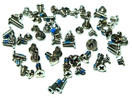 handywest für iPhone 6 Plus Ersatz Schrauben Pentalobe Schraubensatz Screw Komplett Set Silver