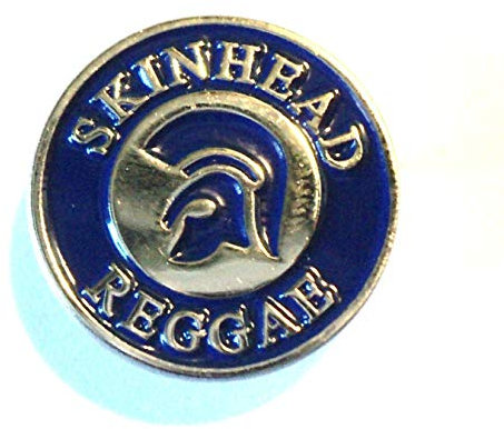 Anstecknadel mit blauem Skinhead Reggae-Trojaner-Helm, Metall, Emaille, Anstecknadel, Anstecknadel, Anstecknadel, Anstecknadel, Anstecknadel, Anstecknadel,