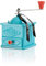 Elma Molinillo Café Manual de Estilo Vintage con Dos Posiciones de Ajuste | Chapa, Uso Decorativo, Color Azul, 10,5 x 10,5 x 15,5 cm | No Muele Café