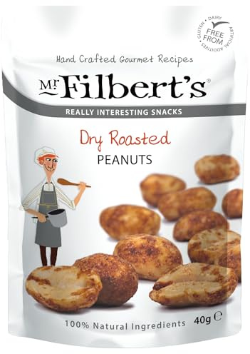 Mr Filbert's - Pocket Dry Roasted Peanuts, 20 x 40g
