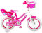 Volare Unisex-Youth 2067 Kinderfahrrad, Weiß, Rosa, Kleinkind