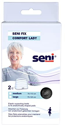 Seni Fix Comfort Lady black - Gr. Large - Netzhosen zur Fixierung von Inkontinenzvorlagen