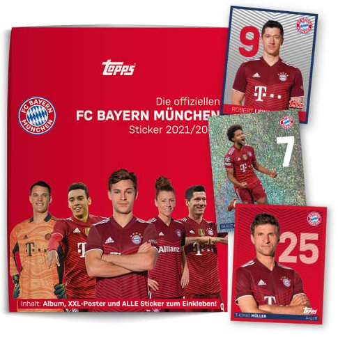 Topps Die Offiziellen FC Bayern München Sticker