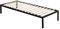 Mon Mobilier Design BASI Sommier à Lattes avec Pieds en Acier Robuste 90X200 cm