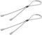 Pilotfish Premium Silikon Sonnenbrillenband, verstellbarer Brillenhalter mit einzigartigem Passthrough Design - Universal Fit, Grau 2er Pack