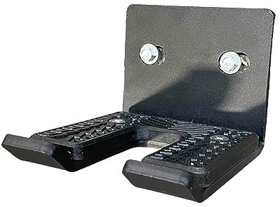 RPM Power Barbell Holder - Vertical Wall Mounted Barbell Storage for Olympic Barbells - Vertical Hanging Barbell Rack & Wall Mounted Barbell Holder (1 Bar Vertical Wall Mounted)
