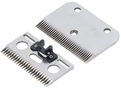 Risegun Pferdeschermaschine Ersatzklinge 35 Zähne Professionelle Hartmetall-Schermaschinenklingen Haarschneider Ersatz Messer Universalklingen für Pferde, Ziegen, Alpakas