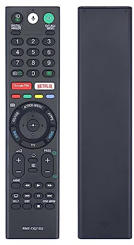 RMF-TX310U Telecomando di ricambio vocale compatibile con Sony Bravia TV, con Netflix, Google Play Buttons