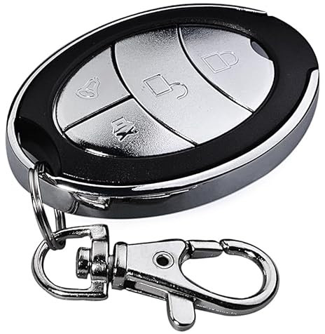 Kompatibel Mit BELFOX 7834、7834-E、7834VA、7834 mini, HS-868-20 - Garagentoröffner Handsender Fernbedienung 868 MHz (Silver)