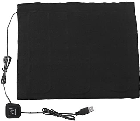 SYH&AQYE DC 5V Electric Cloth Heater, Electric Heating Pad, USB Electric Film Heater Pads Heating Element, Washable Cushion Clothing Fever Tablets for Neck, Back, Abdomen, Lumbar Heating