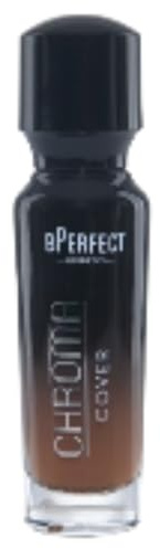 BPerfect Chroma Cover Mattierende Grundierung – Flüssiges Gesichts-Make-up mit Hyaluronsäure und Vitamin E – Weiches mattes Finish – 30ml – Shade 32 - C10 Deep Cool Cinnamon