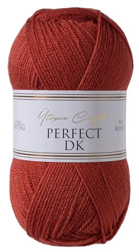 Utopia Crafts DK Double Knitting Yarn 100g (Red Oxide)