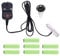 KieTeiiK Battery Eliminator, AA Battery UK Power Supply Adjustable Voltage 3V 4.5V 6V 9V 12V Adapter Can Replace 2AA to 8AA Batteries