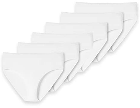 Uncover by Schiesser - Damen - Midi Slip - 6er Pack (XXL Weiß)