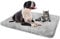 NWK Self Heating Pet Pad, Heated Cat Blanket, Thermal Dog Mat Cat Mat, Washable, Non-Slip Bottom for Sofa & Crate & Kennel & Car Seat (58cm X 88cm, Grey)