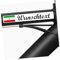 INDIGOS UG 13 Fahrradaufkleber mit Name - Flagge glatt - Land Iran - 13 Fahnenaufkleber - Aufkleber mit Namen & Wunschtext - Fahrrad - Helm - Motorrad - individuell personalisiert