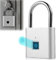Candado de huellas dactilares, carga USB con huella digital, resistente a la intemperie, candado con huellas dactilares, candado para gimnasio, equipaje, almacenes, taquillas