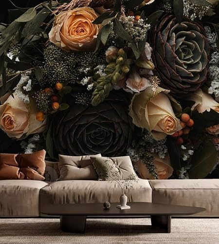Fototapete selbstklebend Blumen, 150 x 105 cm Premium Art Print Wall Mural Decoration Poster Picture Design Modern wall