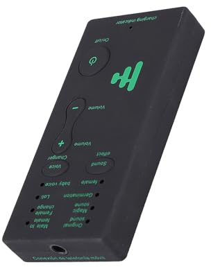 Live-Broadcast-Soundkarte für Mobiltelefon-PC, Tragbarer -Sprachwechsler mit 4 Sprachänderungen, für Gamer und Streamer