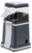 Adler AD 4511 Elektrische Popcornmaschine, 1200 W, ölfreies Verfahren, Heißluft, kompakt, modernes Design in Grau und Schwarz, mit transparentem Behälter