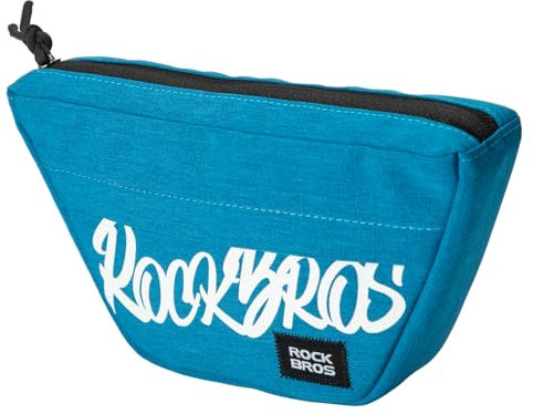 ROCKBROS Fahrrad Lenkertasche Klein, Fahrradtasche Lenker mit 0,7L Kapazität für Rennrad Mountainbike Gravel Scooter Ebike, Blau