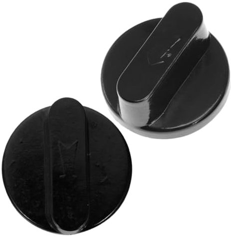 SHINEOFI 2 Piezas Pomos de Reemplazo Cocina de Gas Botones de Control Hornillos Accesorios Gas