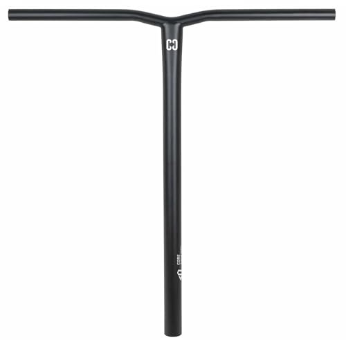 CORE Super Steel Stunt Scooter Apollo Handlebars for Kids & Pro Scooter riders, Black Steel Y-bar for street style Stunt Scooters 580mm (Oversized) - Black