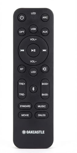 Oakcastle SB80 and SB80 XTRA remote