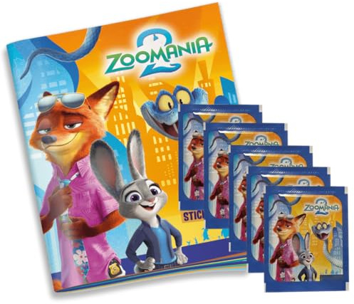 Panini Zoomania 2 Sticker | Album + 5 Stickertüten – Sammelsticker zum Film