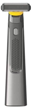 USB Schnurlose Elektrischer Titanium Rasierer für Bart und Körperhaar, Akku Bartschneider/Trimmer, Waschbarer Schneidkopf 3 Führungskämme Körperrasierer Haartrimmer Körperhaartrimmer (1 Stück)