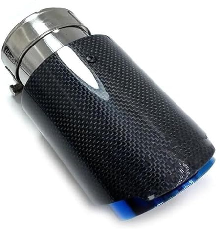 Auspuffendrohr für BMW CX-4 E71 E46 E60 E90, 1 Stück, blau, glänzend, einfarbig
