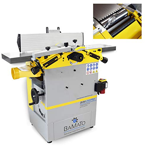 BAMATO Hobelmaschine BHM-250PRO 230V Spiralmesserwelle Dickenhobel 250mm