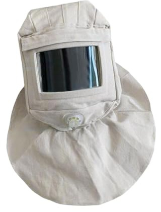 PUXZYAX Capuchon de pour équipement de sablage, Capot de sablage en Toile, Pare-Vent en Verre et lentille Verre incurvée. Assure Une Longue durée de Vie et Une durabilité