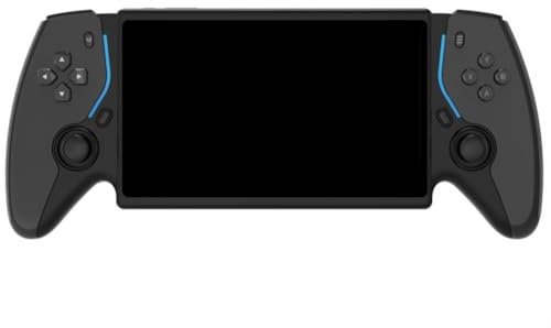 EaseSunny Consola de juegos de mano retro, dispositivo portátil para juegos, pantalla IPS de 7 pulgadas, 15000 juegos, batería 5H, salida de TV HD, memoria expandible, color blanco