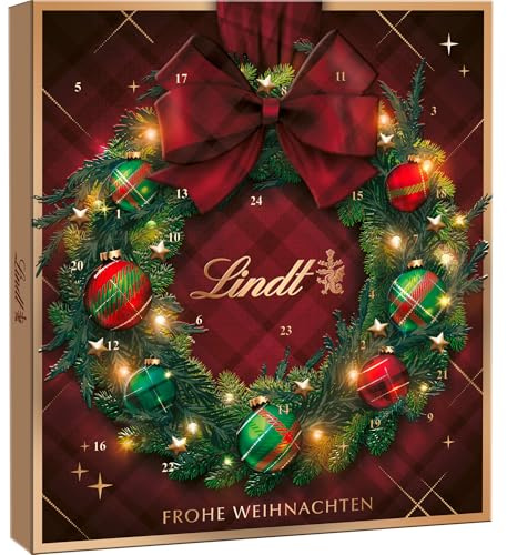 Lindt Schokolade | Adventskalender Karo Royal, 168g, Weihnachten, Advent