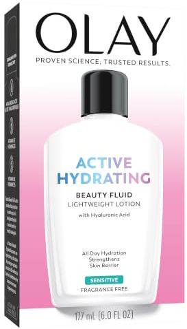 Olay Active Hydrating Beauty Fluid for sensitive Skin - 6 Oz