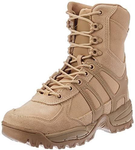 Mil-Tec Unisex bådsko - 12829004 Bootsschuh, Khaki, 40 EU