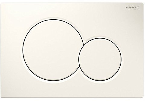 Geberit Sigma01 Betätigungsplatte edelweiß