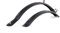 SIMPLA Unisex-Adult Next Schutzbleche, Schwarz, 26-28