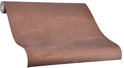 Tapete Kupfer Braun Uni Verblasst Ideal für Wohnzimmer Colani Visions Made in Germany 10,05m X 0,70m 53314