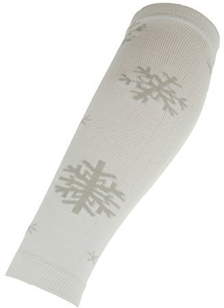 Warme Winter-Weihnachts-Stulpen für Mädchen, 3–8 Jahre Gr. Einheitsgröße, White Snowflakes