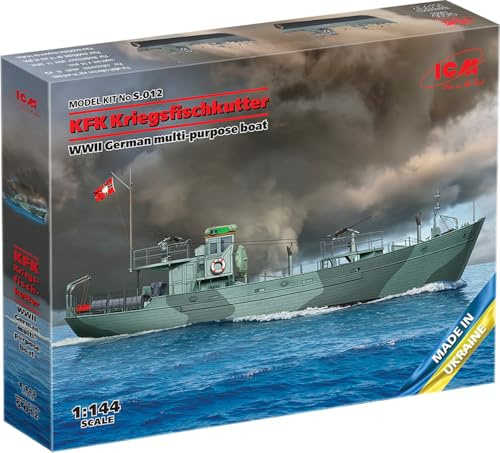 S012 KFK Kriegsfischkutter WWII German Multi-Purpose Boat 1:144