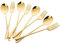 Buyer Star 8 STK Gold Edelstahl Löffel und Gabeln Abendessen Löffel Gabel Set Table Forks Soup Spoons