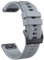 Quickfit 22mm für Garmin Fenix 5/5 Plus/6/6 Pro/8 47mm/7/7Pro/E 47mm, Quickfit Armband 22mm für Garmin Epix 2, Instinct/Instinct 2, Forerunner 935/945/955/745, Approach S60/S62, Descent G1(Grau)
