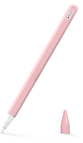 MoKo Hülle Kompatibel mit Apple Pencil 2. Generation, Apple Pencil Pro, 【2 Stück】 1 Stifthülle und 1 Spitzehülle mit Magnetischer Aufladung und Doppelklick Touch Funktion Retractable Schutzhülle