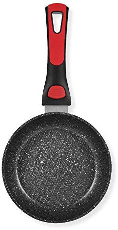 Durandal Poêle Tentation CLIK avec manche amovible et fond anti-adhésif, compatible tous feux, diamètre : 20, 24, 28 et 32 cm