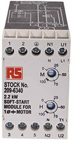 RS PRO Sanftstarter 230V ac 1-phasig 2.2 kW