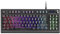 Mars Gaming MKREVOES, Teclado Gaming Compacto, Formato TKL y Pad Numérico, Iluminación Full RGB 12 Efectos, Tecnología H-Mech, Multiplataforma, Idioma Español, Negro