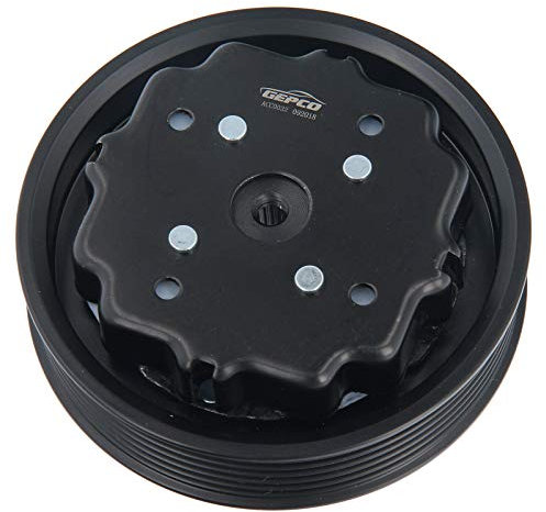 GEPCO Klimakompressor Magnetkupplung Riemenscheibe kompatibel mit: Audi A2 Seat Cordoba Ibiza Skoda Fabia VW BoraFox Golf IV Lupo Polo 6SEU12C 6Q0820803D 6Q0820803G
