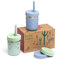 Elk and Friends 10oz Stainless Steel Kids + Toddler Drinking Cups | The Original Mason Jars with Lids + Sleeves + Straws | Smoothie Cups | Spill Resistant | Dishwasher Safe | 2 Pack